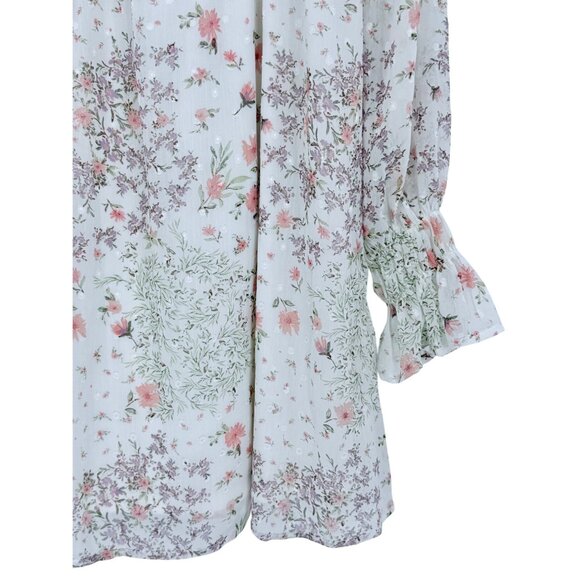 Francesca’s Floral Empire Waist Babydoll Dress • Cottagecore Coquette Dollette M - Picture 9 of 16